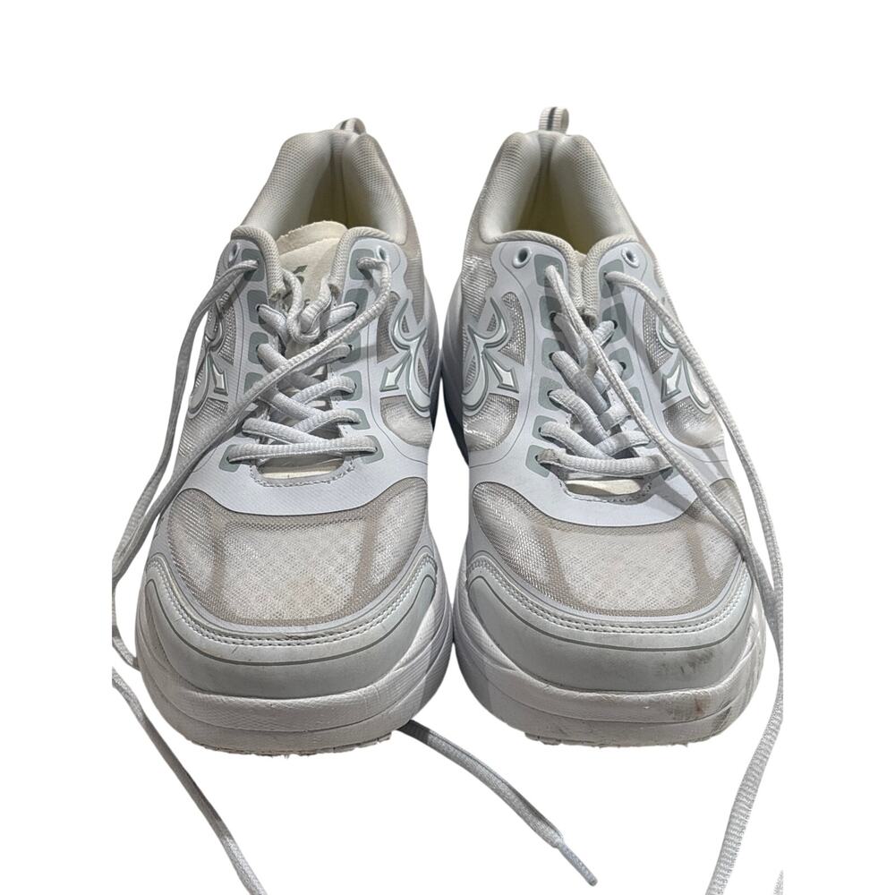 Gravity Defyer GDEFY White & Silver Walking Sneakers Women’s Size 11